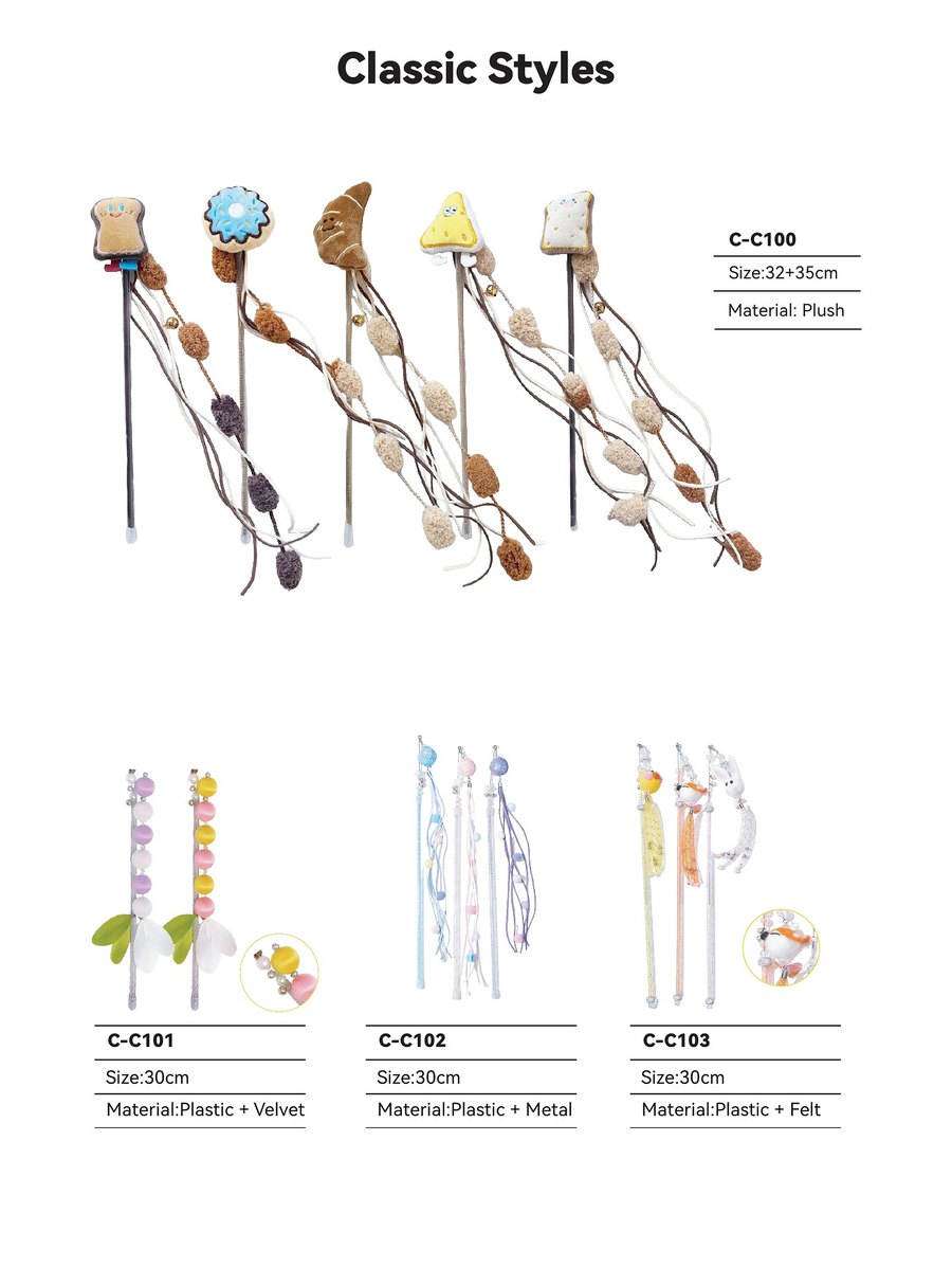 Classic Styles C-C100 – C-C103 wholesale cat toys | PawMivo