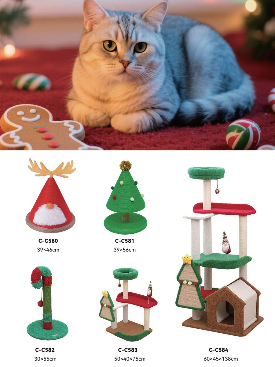 Trees & Decor C-C580 – C-C584 wholesale cat toys | PawMivo