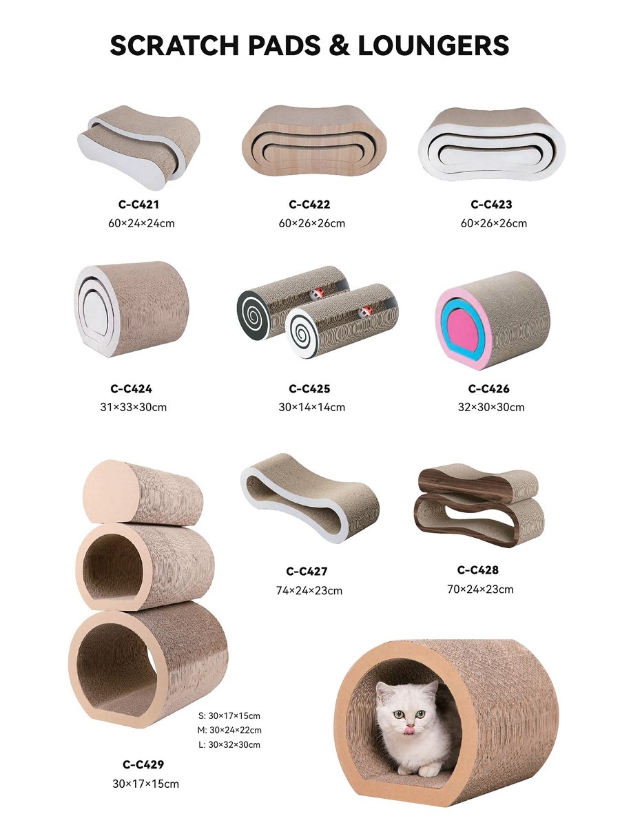 Scratch Pads & Loungers C-C421 – C-C429