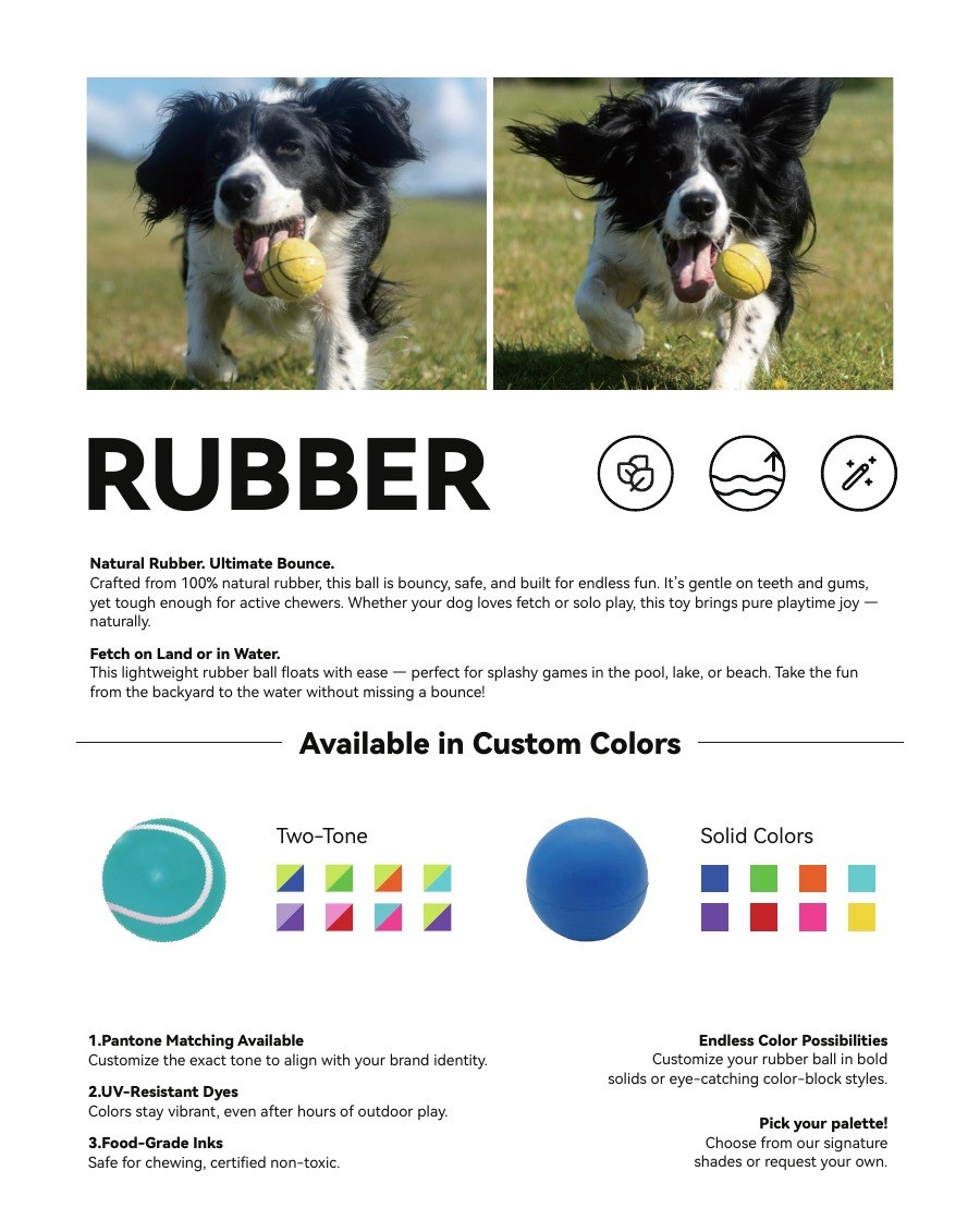 Hundebälle und Apportierspielzeug · Custom colors