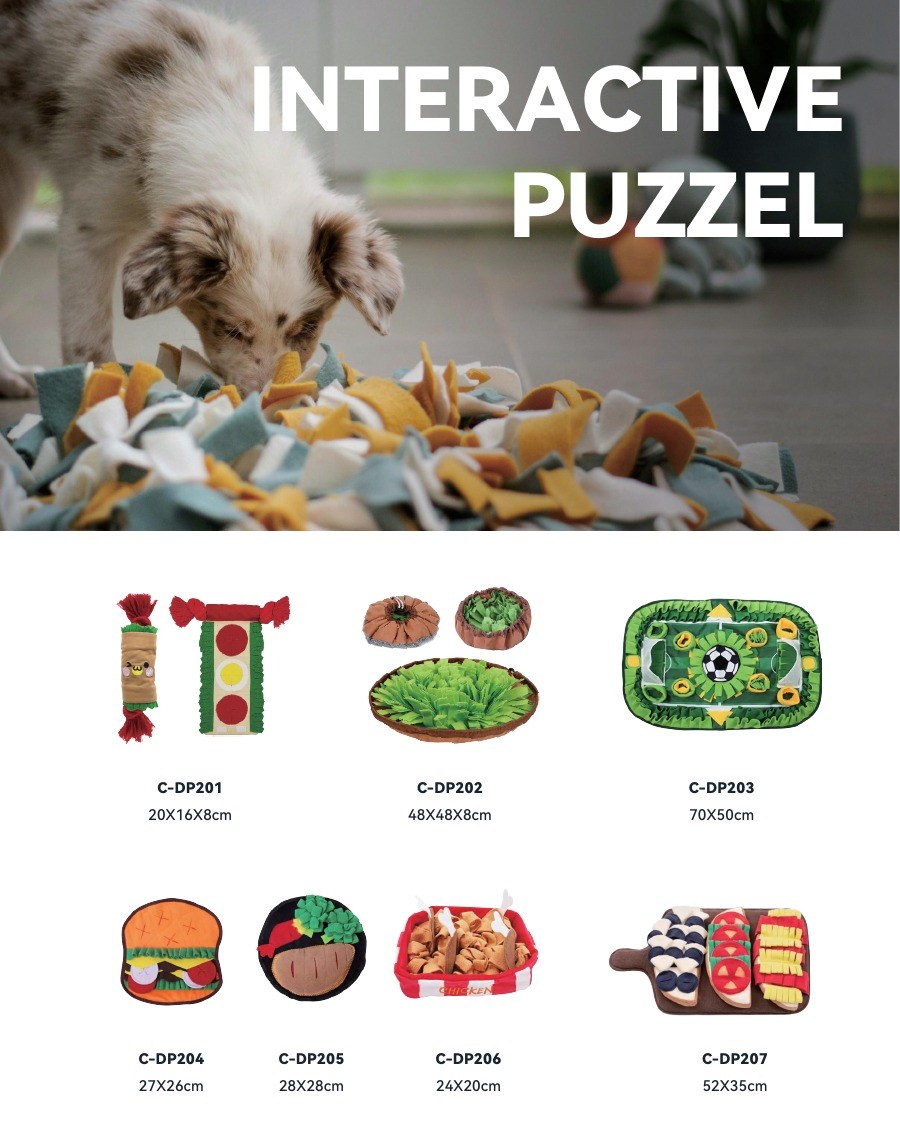 Plüsch- und Denkspielzeug für Hunde · C-DP201 - C-DP207